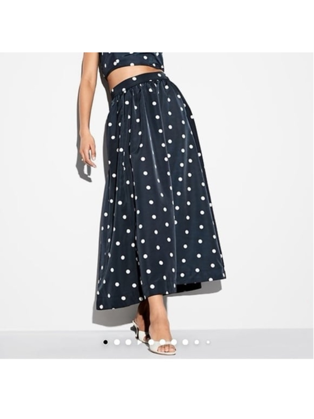 NWT The Occasion by Old Navy High-Waisted Taffeta Midi Skirt